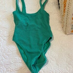 Scrunch style one piece